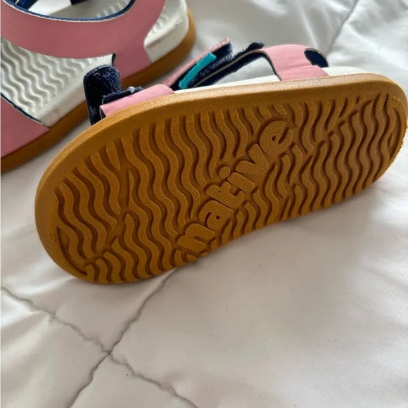 Native Kids Pink Sandals 8C - Picture 3 of 3